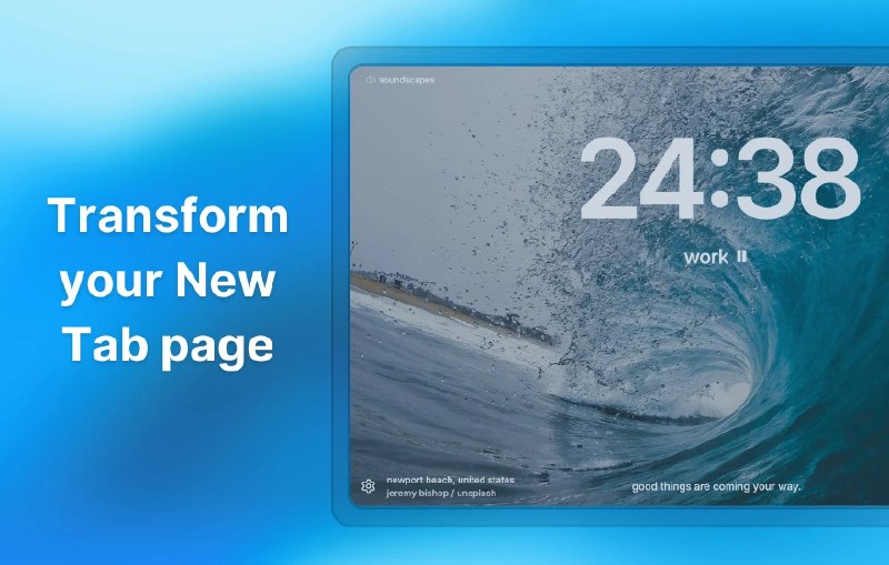 Blooft - Next-Level New Tab Experience