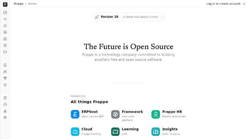 Frappe: Open Source Software