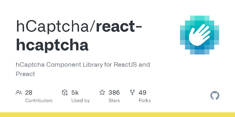 GitHub - hCaptcha/react-hcaptcha: hCaptcha Component Library for ReactJS and Preact