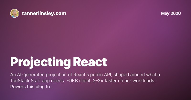 Projecting React