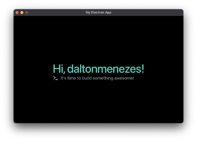 GitHub - daltonmenezes/electron-app: 💅 An Electron app boilerplate with React 19, TypeScript 5, Tailwind 4, shadcn/ui, Electron…