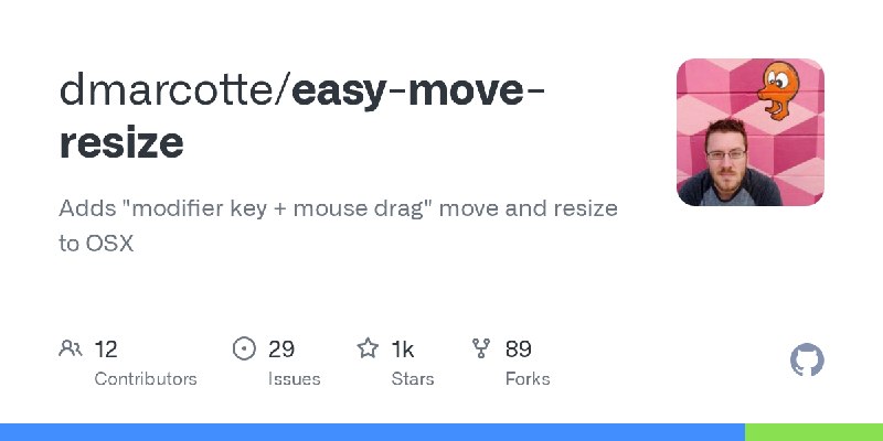 GitHub - dmarcotte/easy-move-resize: Adds 