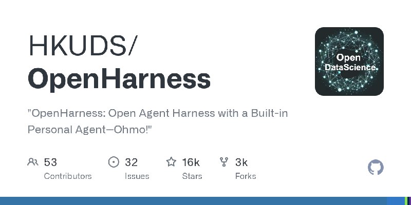 GitHub - HKUDS/OpenHarness: 