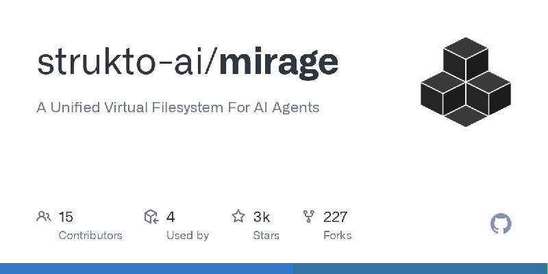GitHub - strukto-ai/mirage: A Unified Virtual Filesystem For AI Agents