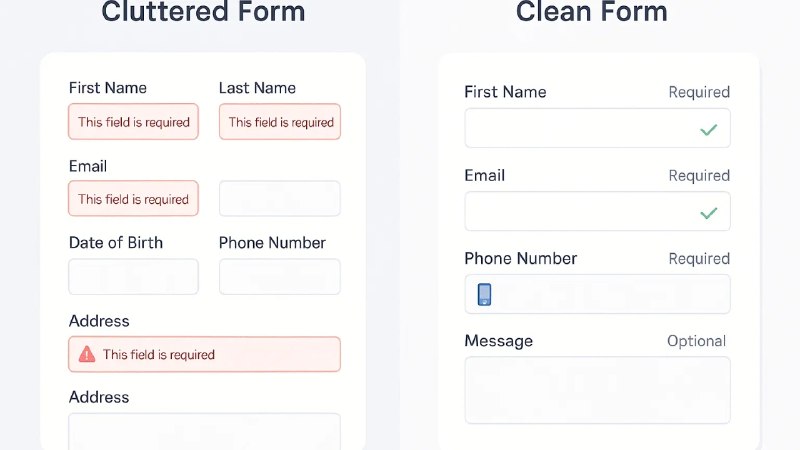 Designing high-performance forms: 5 research-backed UX principles - The UX Bit