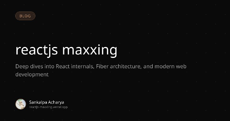 Understanding Why React Fiber Exists
