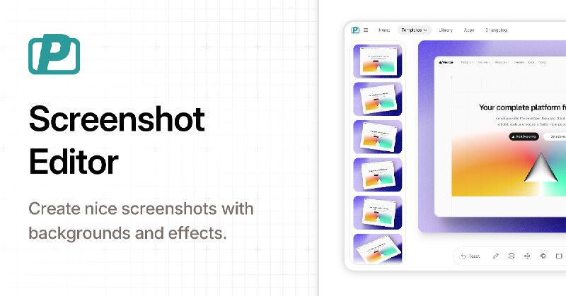 Screenshot Editor App – PostSpark