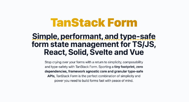 TanStack Form