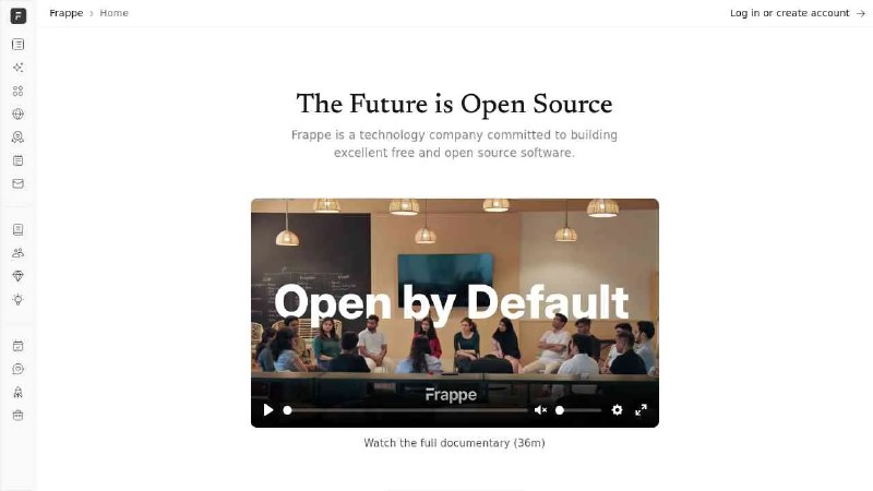Frappe: Open Source Software