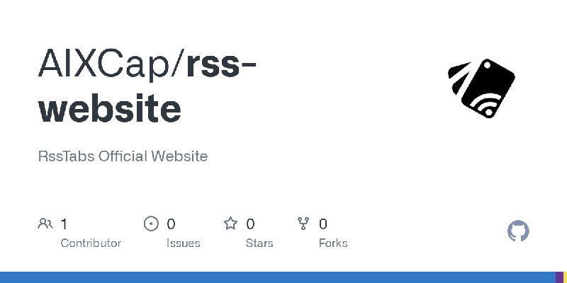 GitHub - AIXCap/rss-website: RssTabs Official Website