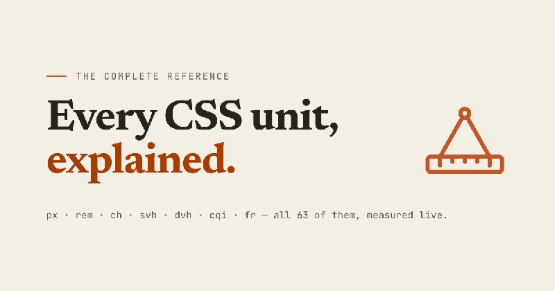 CSS Units — The Complete Reference