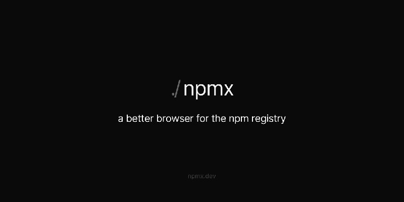 npmx - Package Browser for the npm Registry