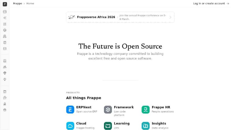 Frappe: Open Source Software