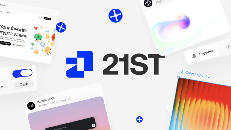 21st: Infrastructure and UI building blocks for the agentic internet