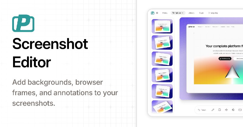 Screenshot Editor Tool – PostSpark