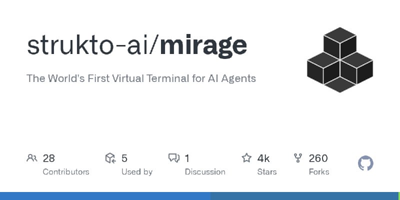 GitHub - strukto-ai/mirage: The World's First Virtual Terminal for AI Agents