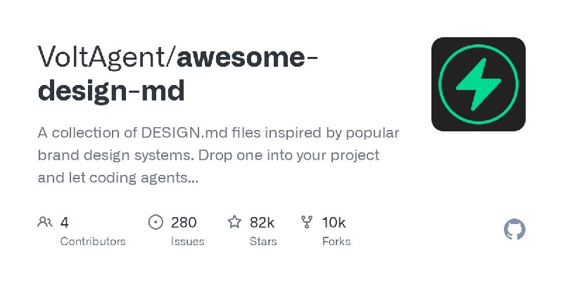 GitHub - VoltAgent/awesome-design-md at aiposthub.com
