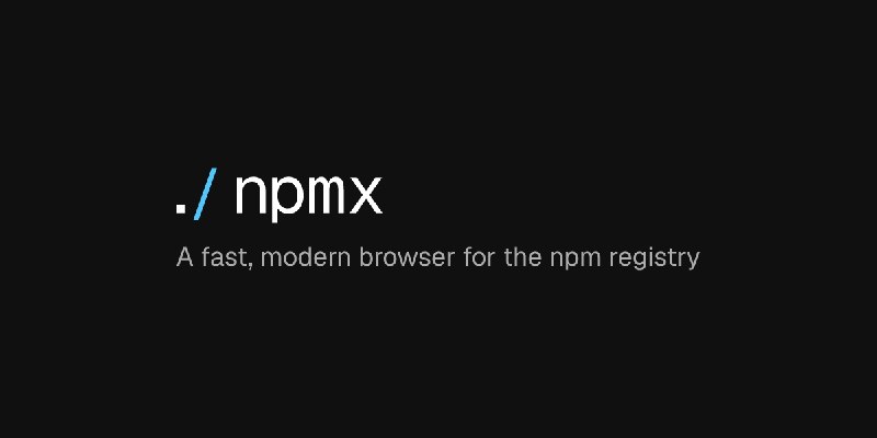 npmx - Package Browser for the npm Registry